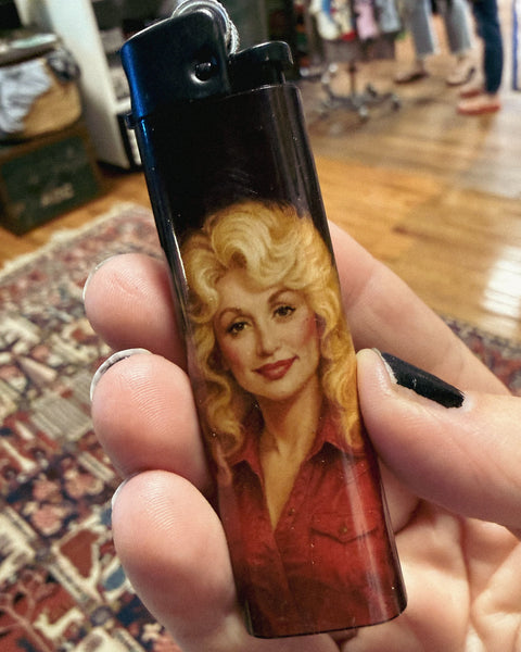 Dolly Parton, RIP, Lighter by Shady Front, sold by Le Monkey House