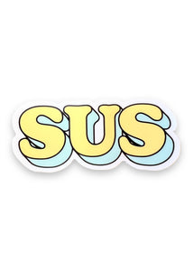 Sus Sticker by Big Moods, Sold by Le Monkey House