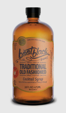 Traditional Old Fashioned Cocktail Syrup Mixer by Bootblack brand Sold by Le Monkey House