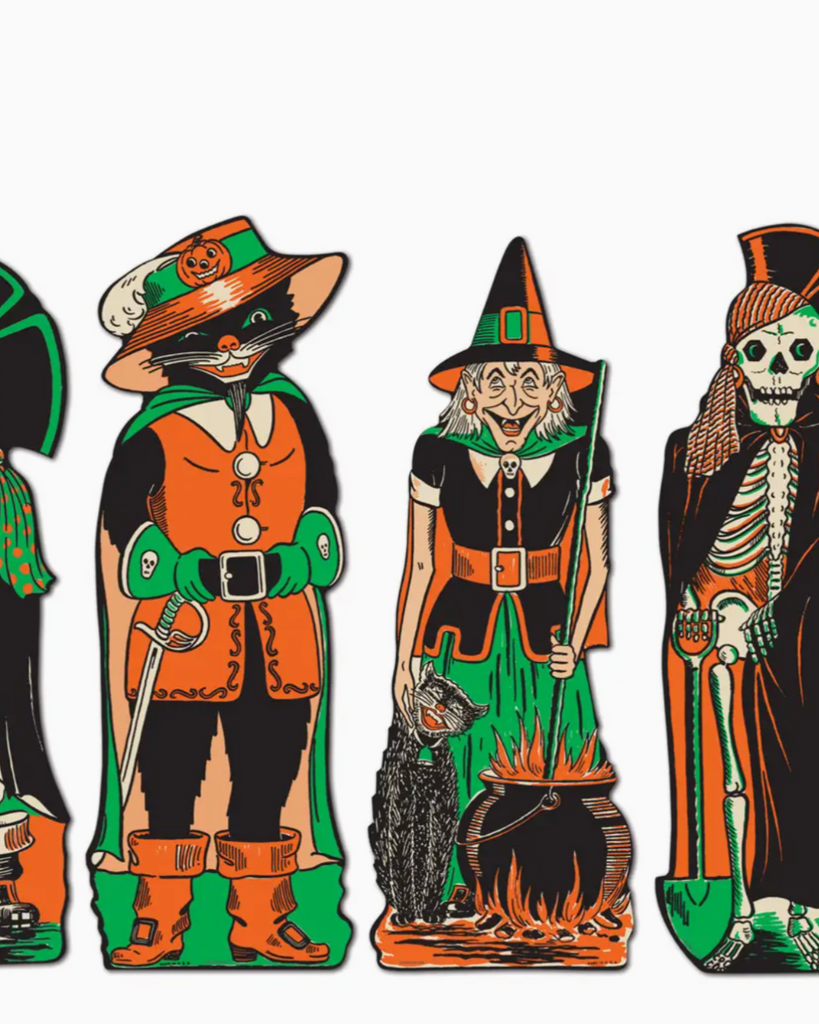 Fancidress Vintage Halloween cutouts by Beistle sold by Le Monkey House