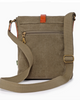 Four seasons crossbody in olive by TSD Brand sold by Le Monkey House