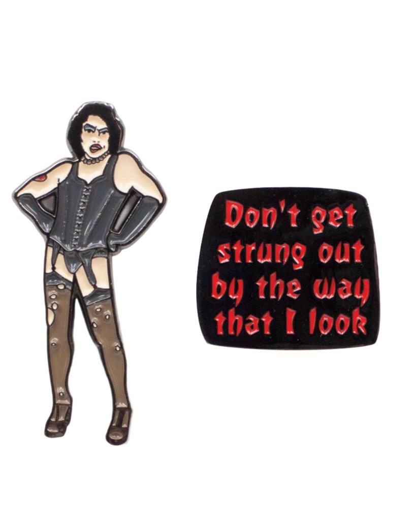 Dr. Frank N Furter Pin set Rocky Horror Picture Show by Unemployed Philosophers Guild sold by Le Monkey House