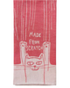 Made from scratch kitty cat woven dish towel by Blue Q sold by Le Monkey House