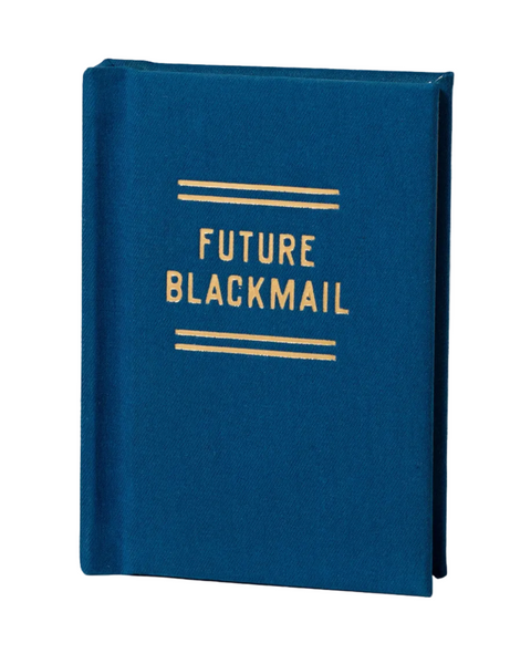 Future blackmail pocket journal by Brass Monkey Sold by Le Monkey House