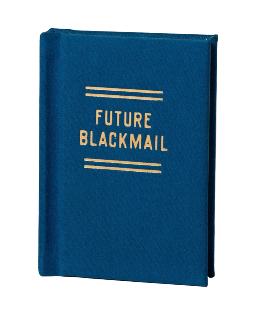Future blackmail pocket journal by Brass Monkey Sold by Le Monkey House