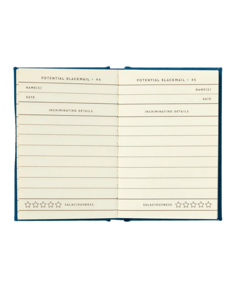 Future blackmail pocket journal by Brass Monkey Sold by Le Monkey House