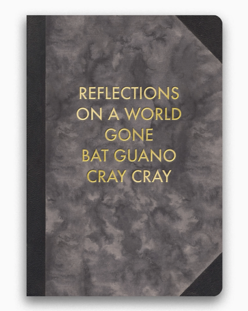 Reflections on a world gone bat guano cray cray Crazy people Journal Notebook by The Mincing Mockingbird Sold by Le Monkey House