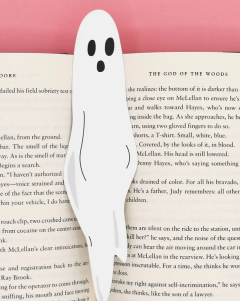 Ghost bookmark by Humdrum paper sold by Le Monkey House