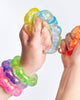 Glitter squishy bracelets, wearable squishies, sold by Le Monkey house