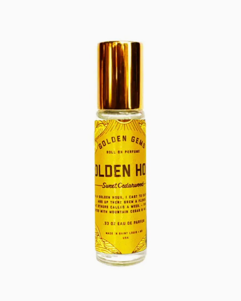 Golden Hour roll on perfume by Golden Gems sold by Le Monkey House