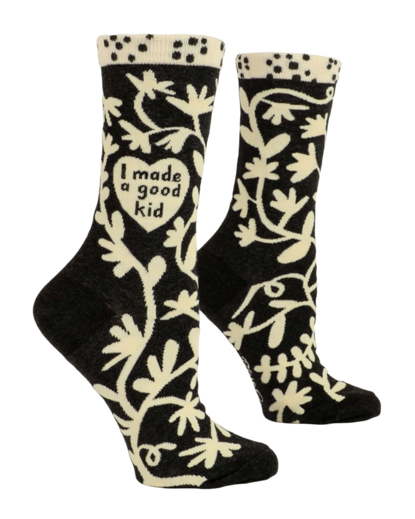 I made a good kid socks women's by Blue Q sold by Le Monkey House