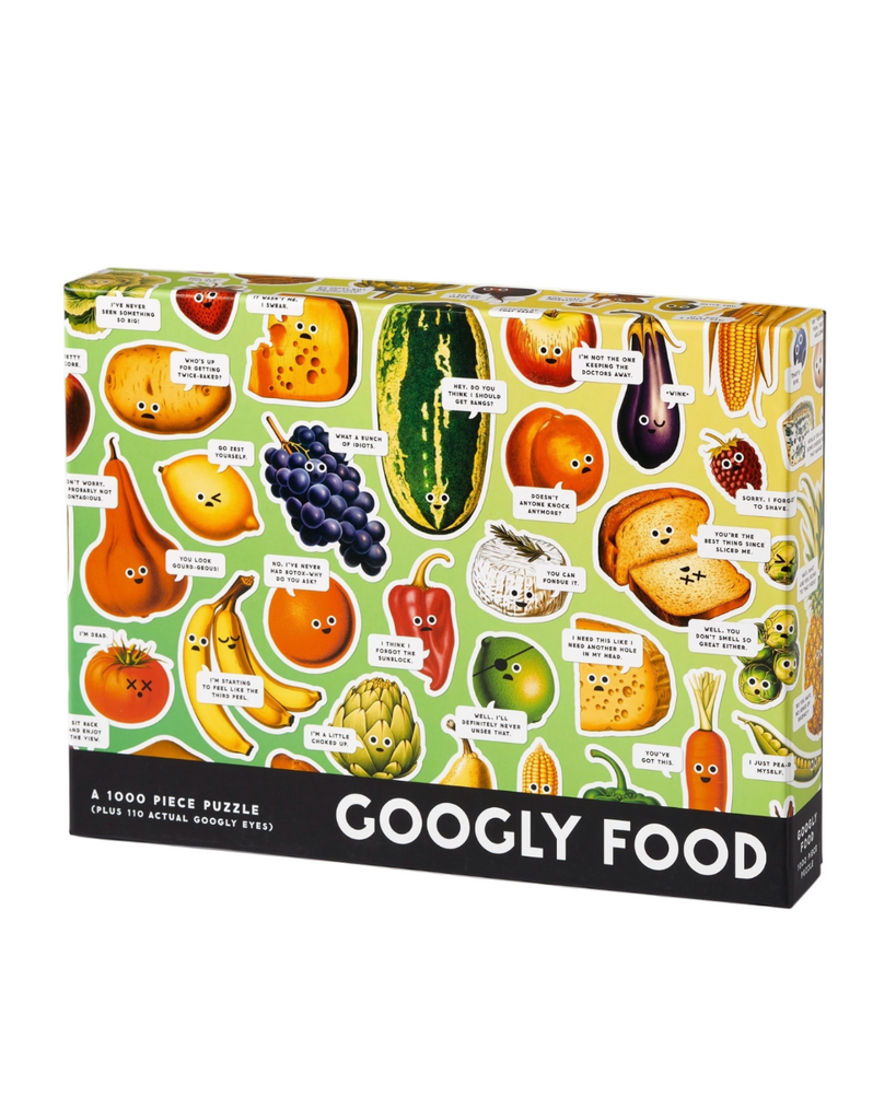 Googly food 1000 piece puzzle by Brass Monkey Sold by Le Monkey House