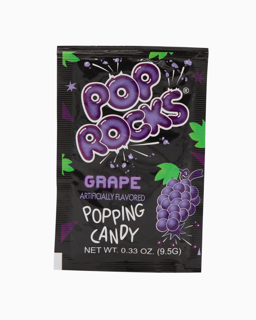 Grape flavored pop rocks from Grandpa joe's candy co sold by Le Monkey House