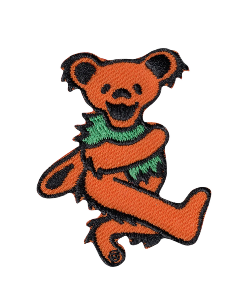 Grateful dead dancing bear patch iron on/sew on Patch by Square Deal Recordings sold by Le Monkey House