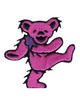 Grateful dead dancing bear patch purple iron on/sew on Patch by Square Deal Recordings sold by Le Monkey House