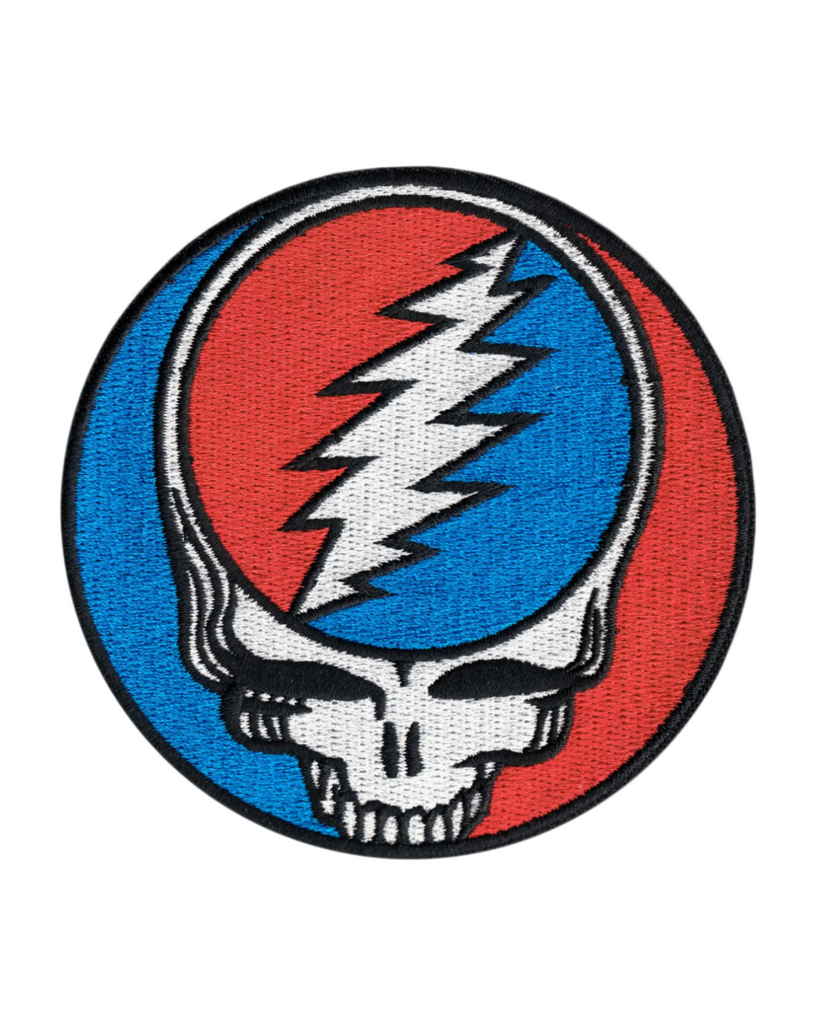 grateful dead embroidered iron on patch by Square Deal recordings sold by Le Monkey House