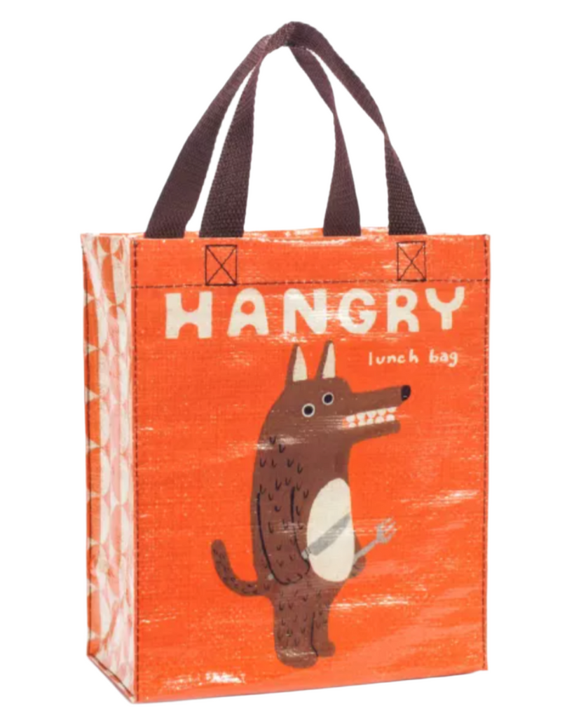 Hangry like the wolf handy tote lunch bag by Blue Q sold by Le Monkey House