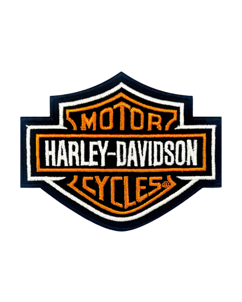 Harley Davidson Road Dawg Twill heavyweight embroidered iron on Patch by We Big Moto Sold by Le Monkey House