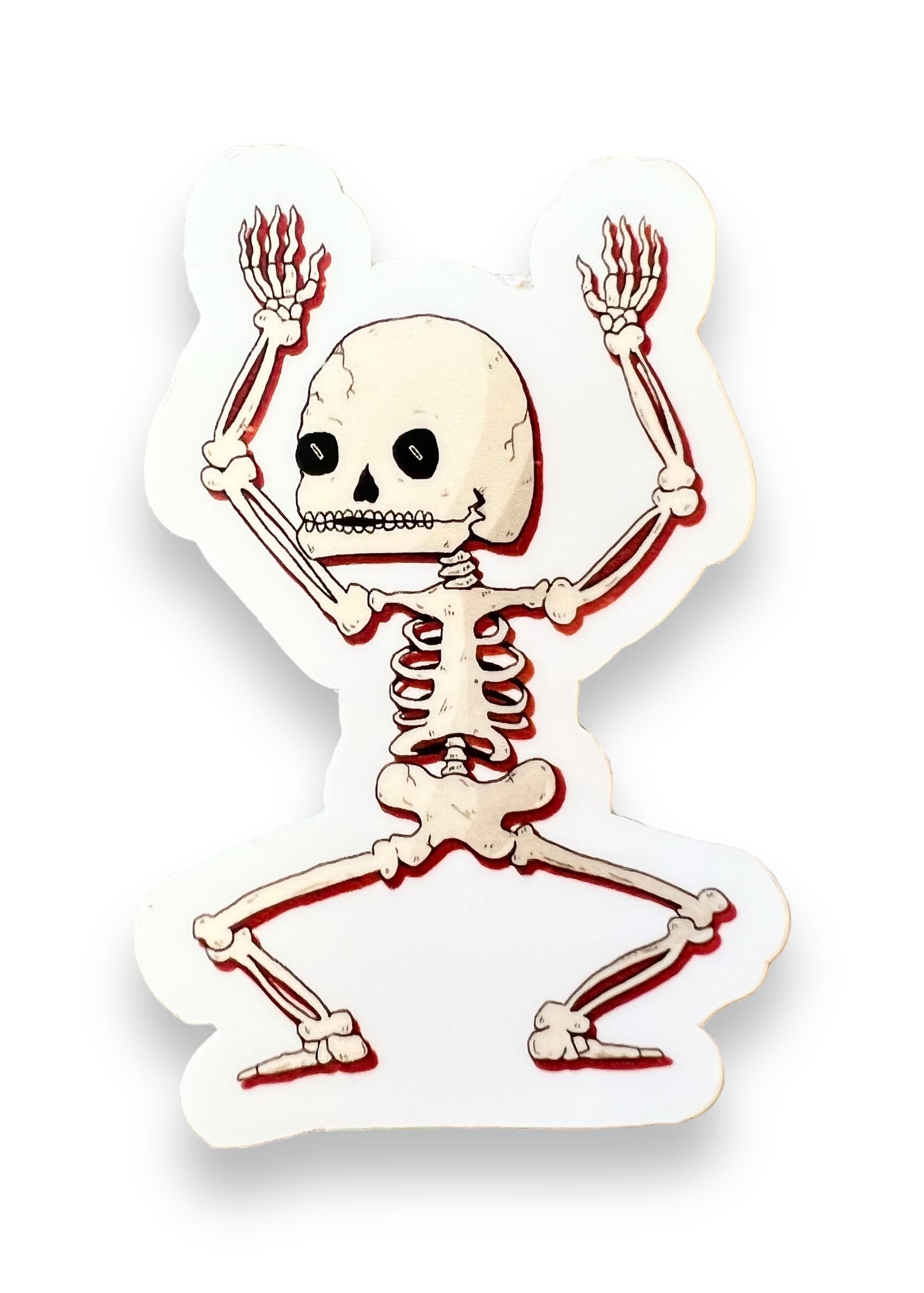 Dancing Skeleton Sticker by Big Moods, Sold by Le Monkey House