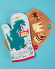 Fuck yeah I made cookies oven mitt by Blue Q godzilla cartoon funny sold by Le Monkey House
