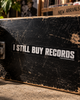 I still buy records bumper sticker, vinyl sticker by Square Deal Recordings, sold by Le Monkey House