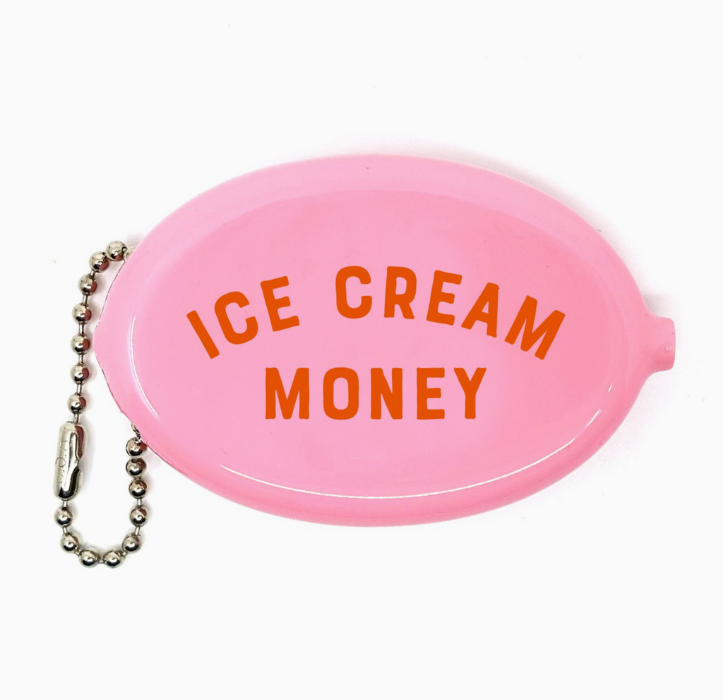 Ice Cream Money Vintage Rubber Coin Purse Pouch by Three Potato Four Sold by Le Monkey House