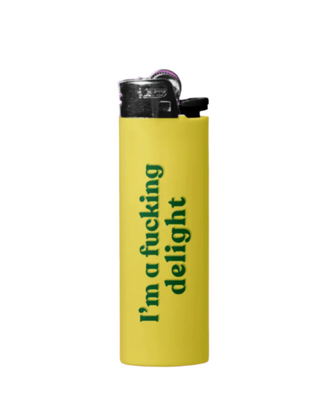 I'm a fucking delight lighter by Stone Donut Design sold by Le Monkey House