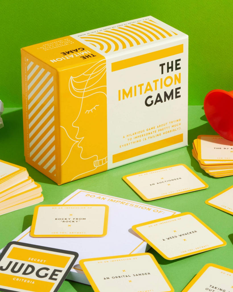 The imitation game by Brass Monkey sold by Le Monkey House