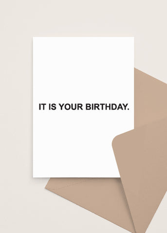 It is your birthday greeting card funny dwight schrute The Office Made and sold by Le Monkey House