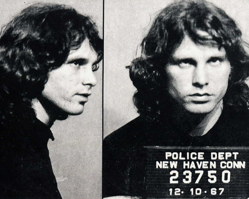 Jim morrison the doors 8x10 Mugshot