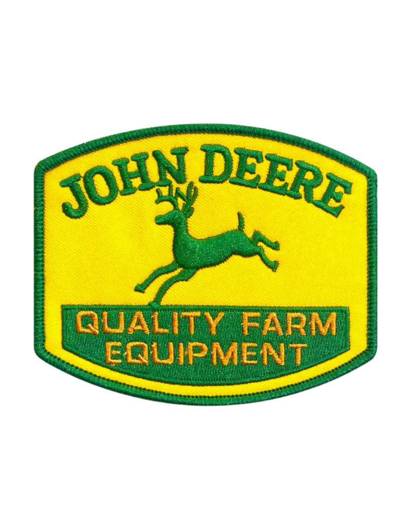 John Deere Quality Farm Equipment twill embroidered patch by We Big Moto sold by Le Monkey House