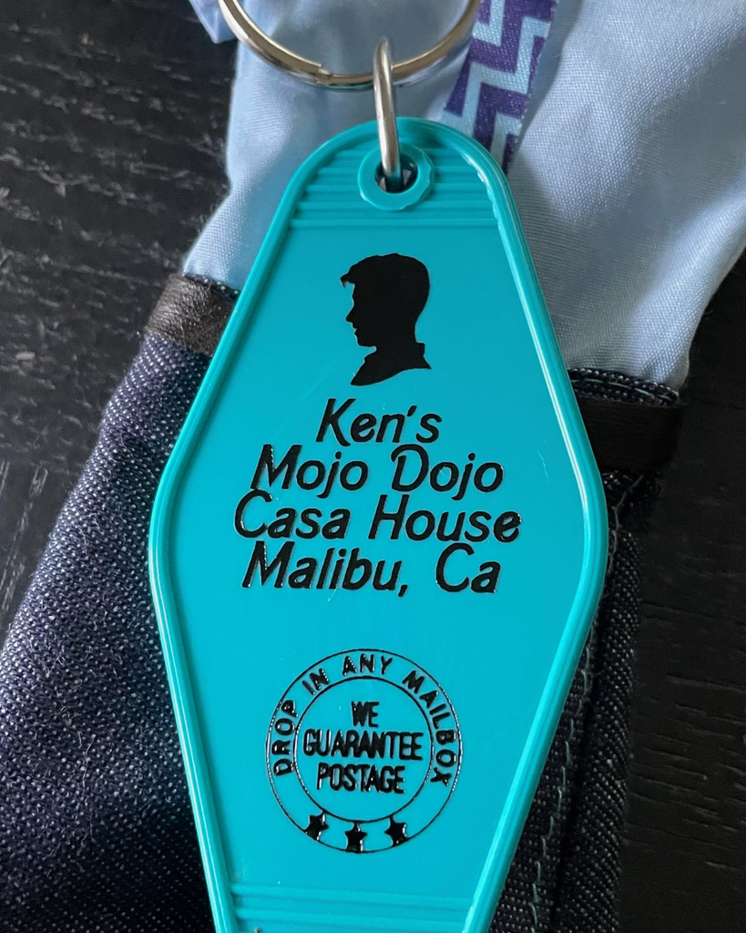 Ken's Barbie Dream House Mojo Dojo Casa House vintage retro motel plastic keychain by 3 Sisters sold by Le Monkey House