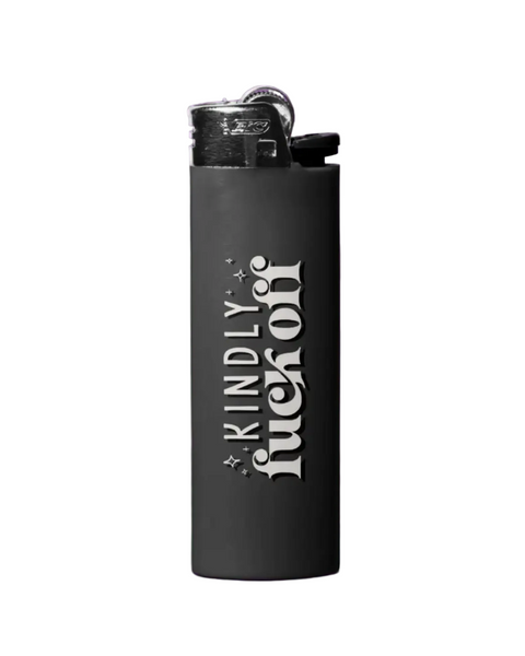 Kindly fuck off lighter, by stone donut design -- sold by Le Monkey House