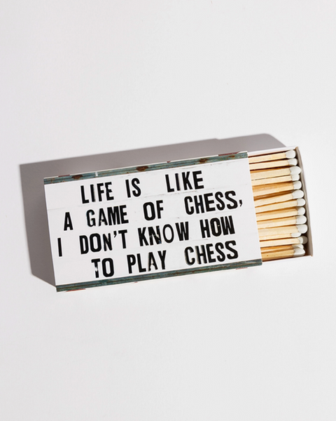 Life is like chess matches by El Arroyo sold by Le Monkey House