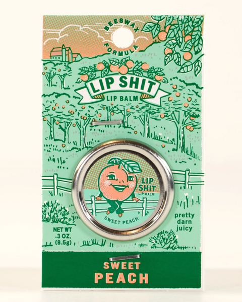 Lip Shit - Sweet Peach by Blue Q sold by Le Monkey House