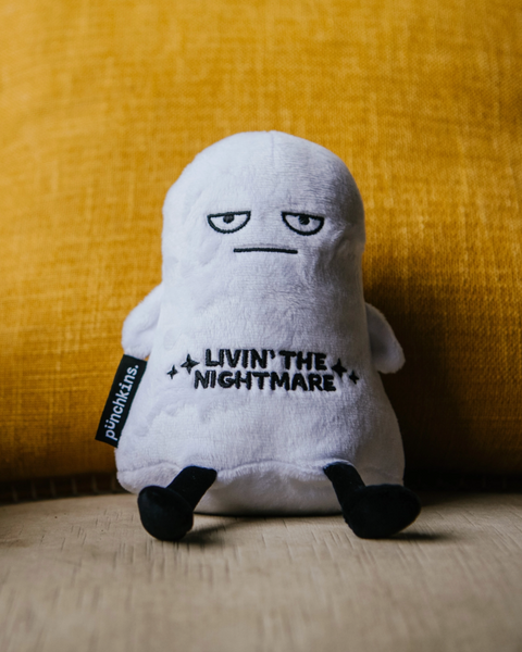 Livin the nightmare ghostie punchkin sold by Le Monkey House