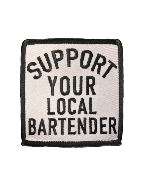 Support your local bartender patch by Hot Leathers sold by Le Monkey House
