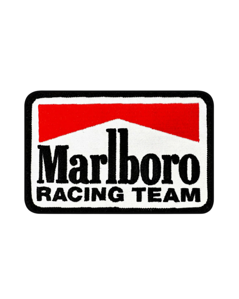 Marlboro Racing Team Formula One twill emrboidered iron on patch by We Big Moto Sold by Le Monkey House