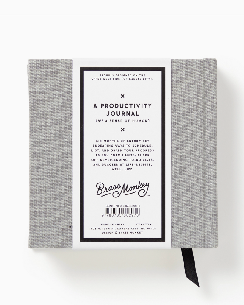 My master plan activity journal by Brass Monkey sold by Le Monkey House