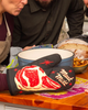 Meat Mitt Oven mitt by Blue Q Sold by Le Monkey House
