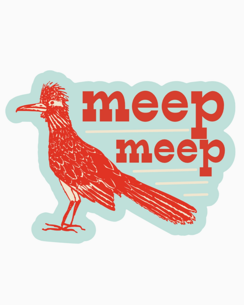 Meep meep road runner sticker by Juju & Moxie sold by Le Monkey House
