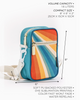 Retro style dye sublimation mini brick bag by FYDELITY sold by Le Monkey House