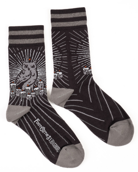 The Night Owl socks by Footclothes, Colorado Sold by Le Monkey House