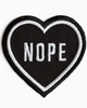 Nope Heart patch by These are things sold by Le Monkey House