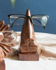 Carved wooden nose glasses holder from Matr Boomie Fair Trade, made in India - sold by Le Monkey House