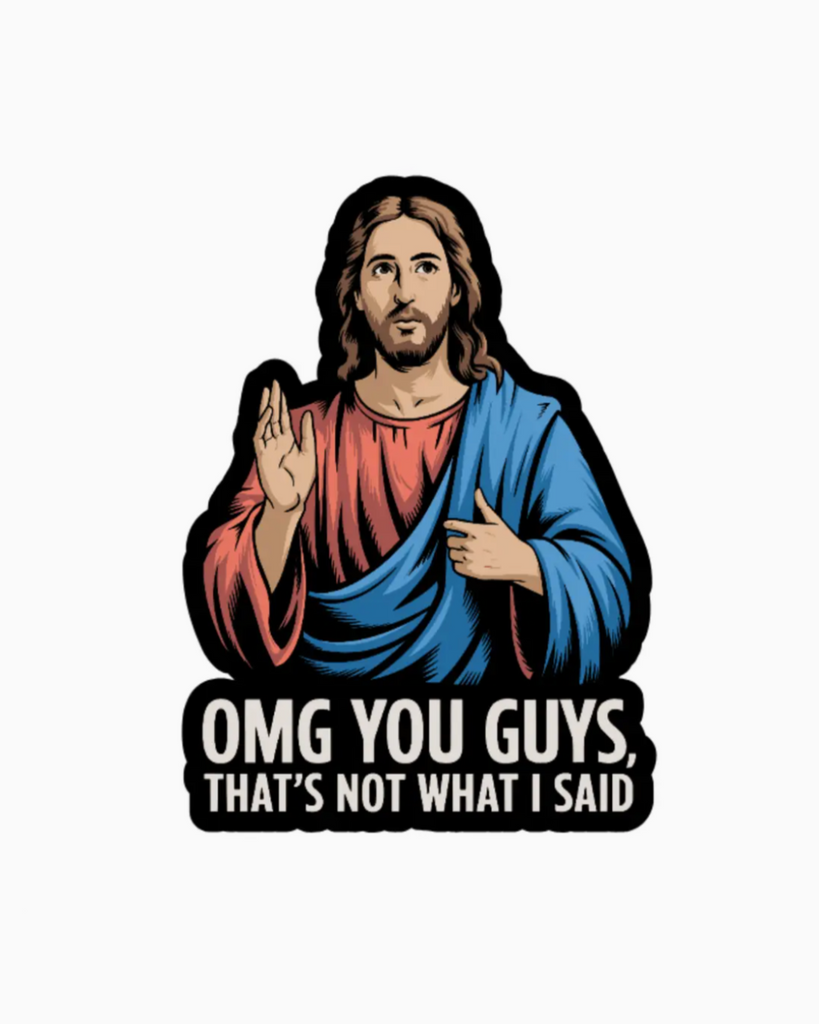 OMG you guys Jesus sticker by Monkey Toes sold by Le Monkey House