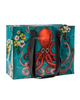 Octopus zipper shoulder tote by Blue Q Sold by Le Monkey House