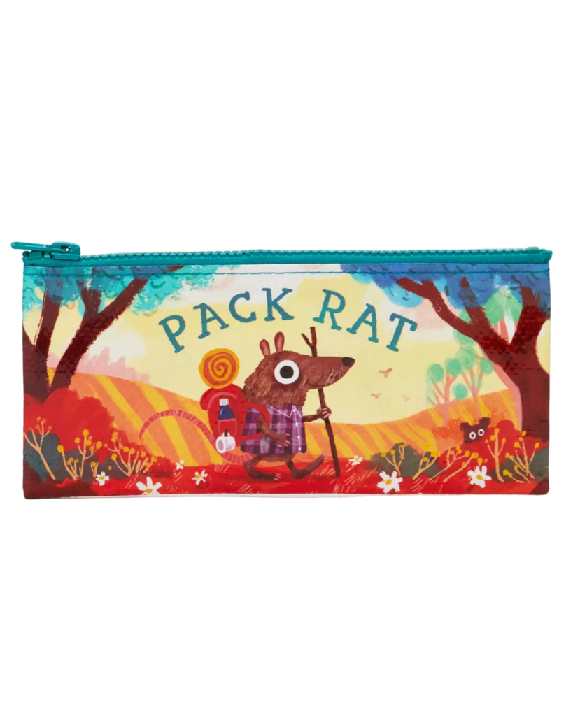pack rat pencil case, zippered pouch by Blue Q, sold by Le Monkey House