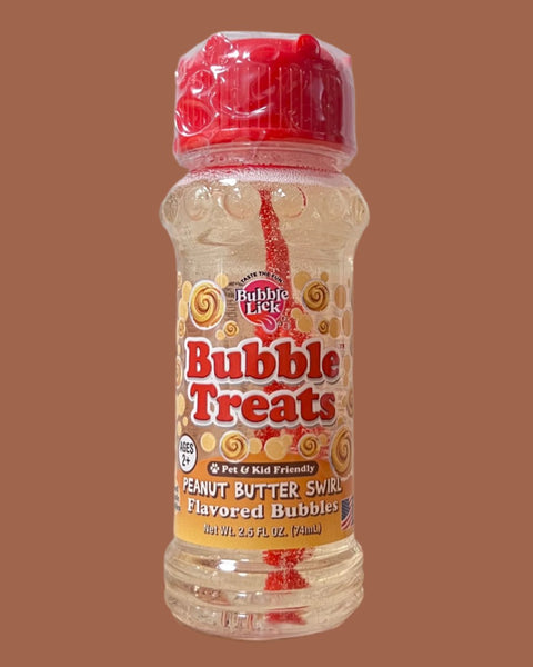 Peanut Butter Swirl edible flavored bubbles by bubble universe taste the fun sold by Le Monkey House