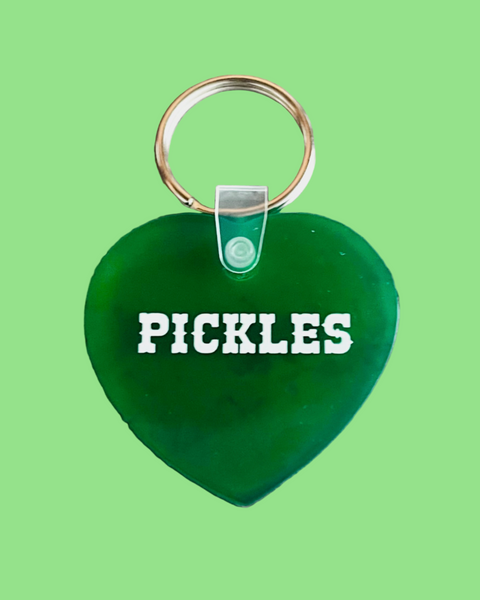 Pickles Keychain by The Silver Spider sold by Le Monkey House
